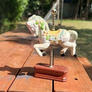 Vintage Carousel Horse Figurine